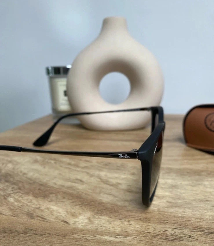 Ray-Ban Erika 0RB4171 Sunglasses - Rubber Black / Light Grey Gradient -Brand New