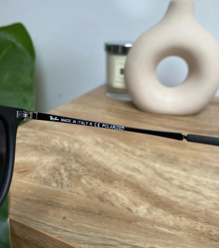Ray-Ban Erika 0RB4171 Sunglasses - Rubber Black / Light Grey Gradient -Brand New