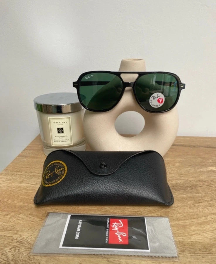 Ray-Ban RB2198 - Designer Unisex Sunglasses with Case Cristal Green